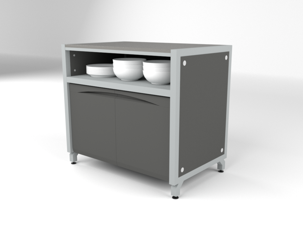 Plate Shelf & Cupboard